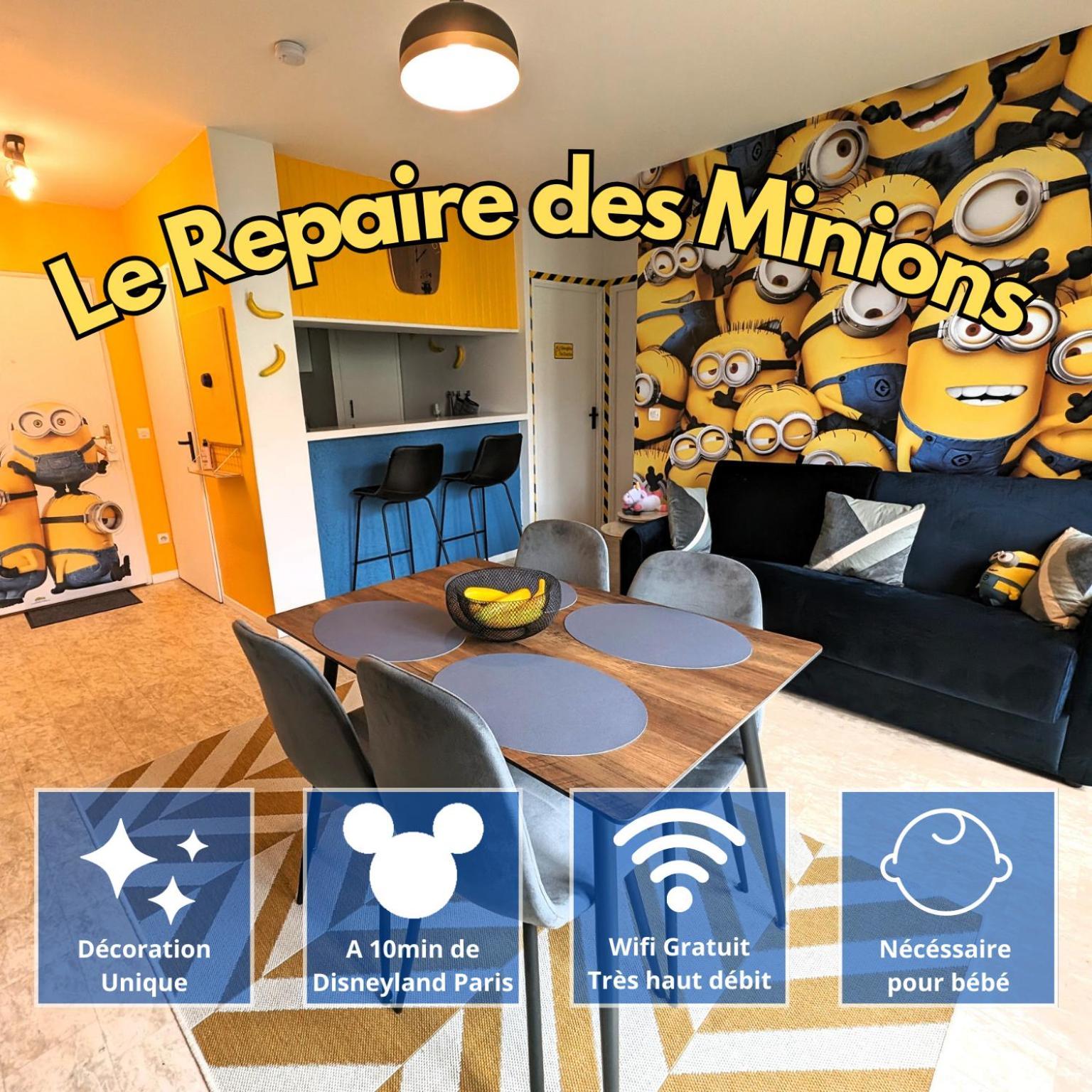 Le Repaire Des Minions - 10' Disney - Familial บายญี-โรแม็งวีเญร์ ภายนอก รูปภาพ